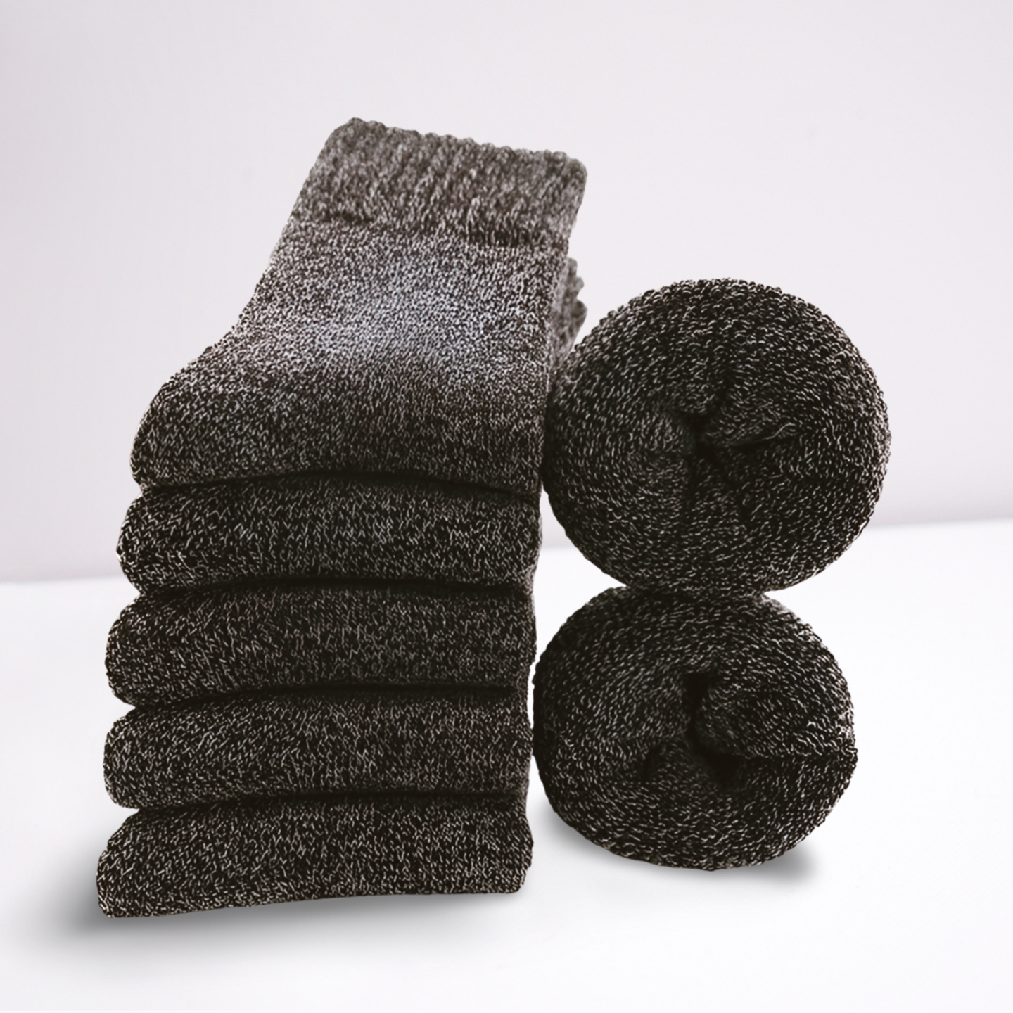 Andris - termo vilnas zeķes (5 pāri)