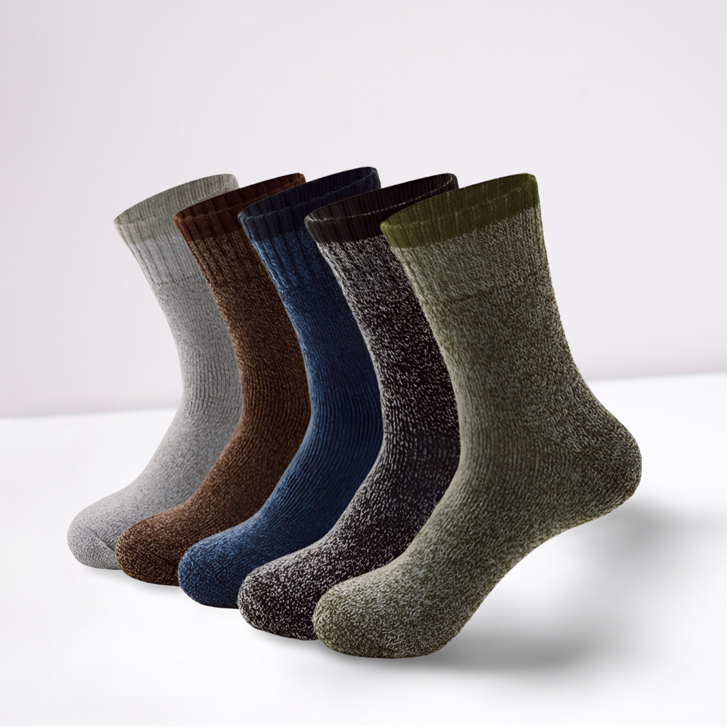 Andris - termo vilnas zeķes (5 pāri)