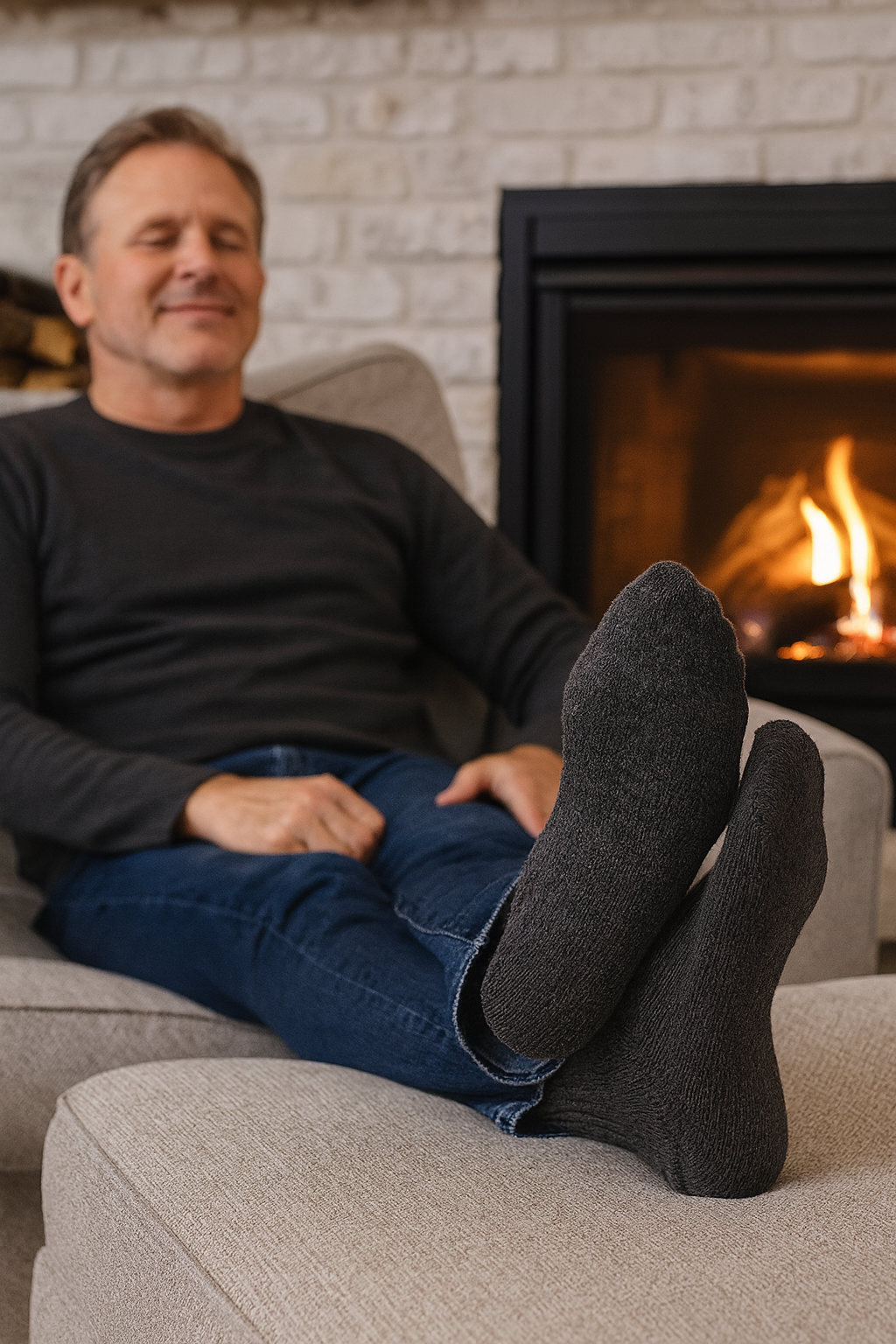 Andris - termo vilnas zeķes (5 pāri)