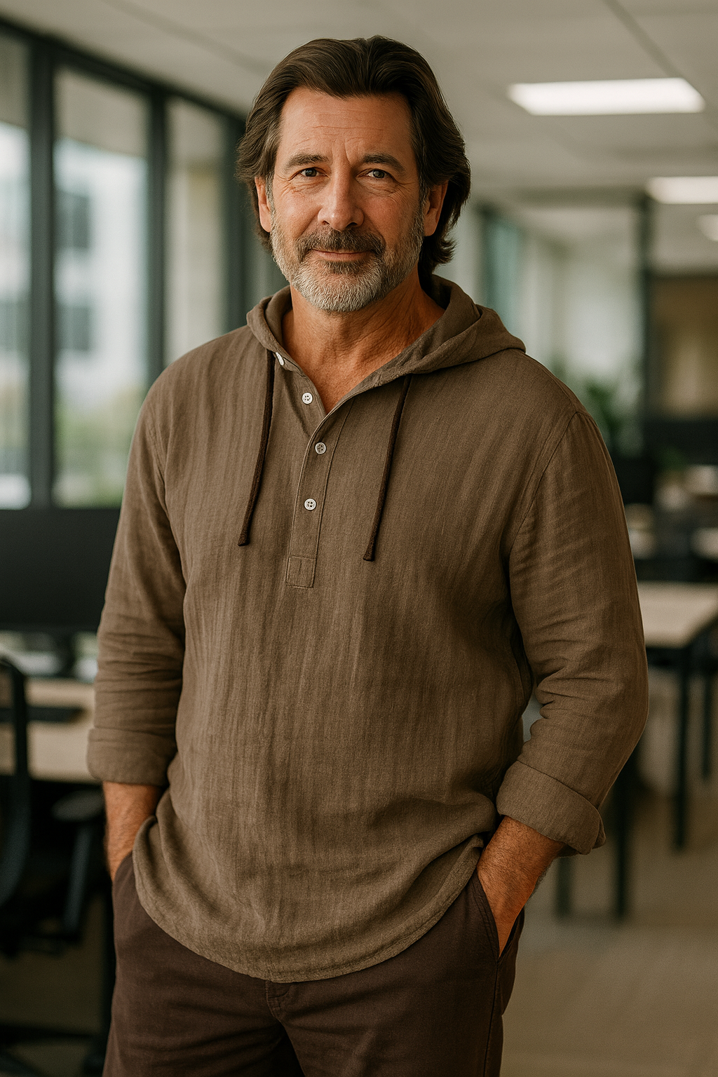 Arian - Kapuces lina džemperis