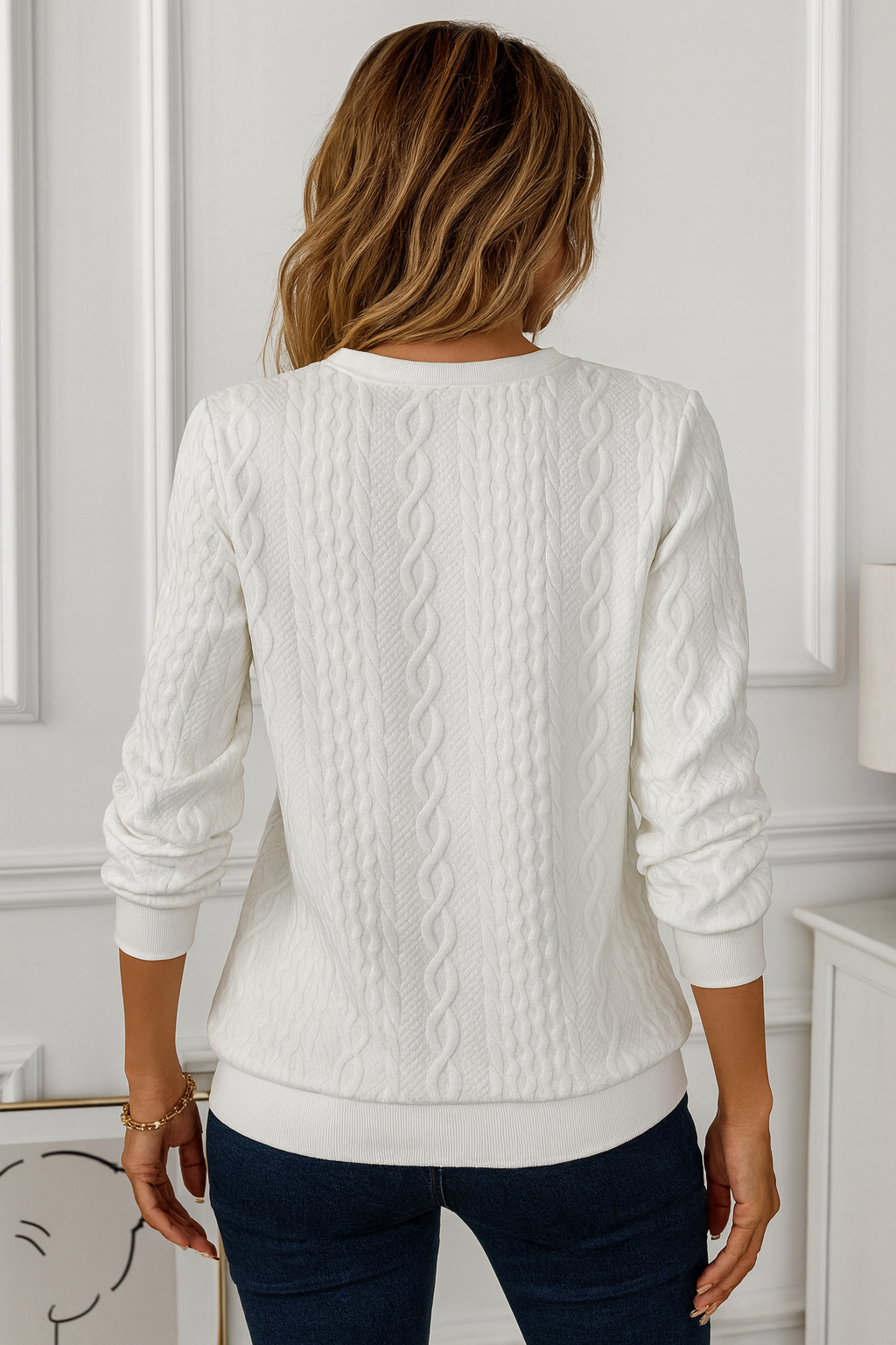 Astrid - zip adīts džemperis