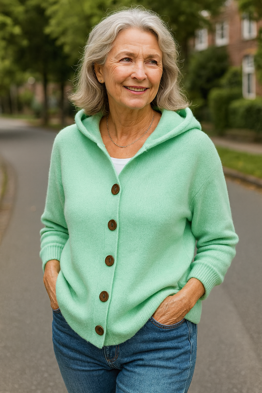 Pogājamais kapuces džemperis