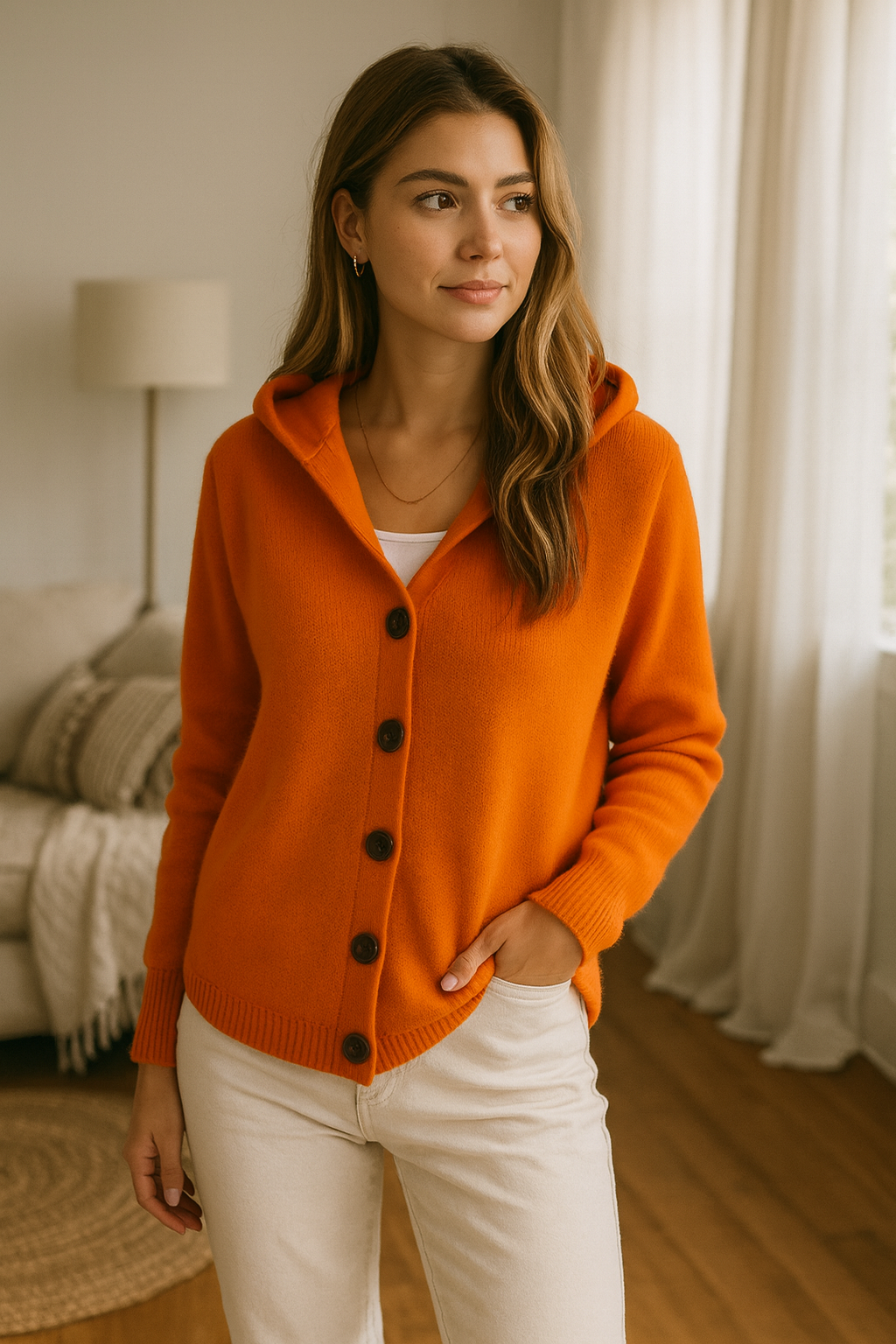 Pogājamais kapuces džemperis