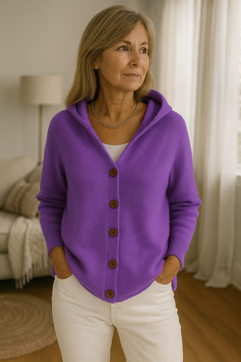 Pogājamais kapuces džemperis