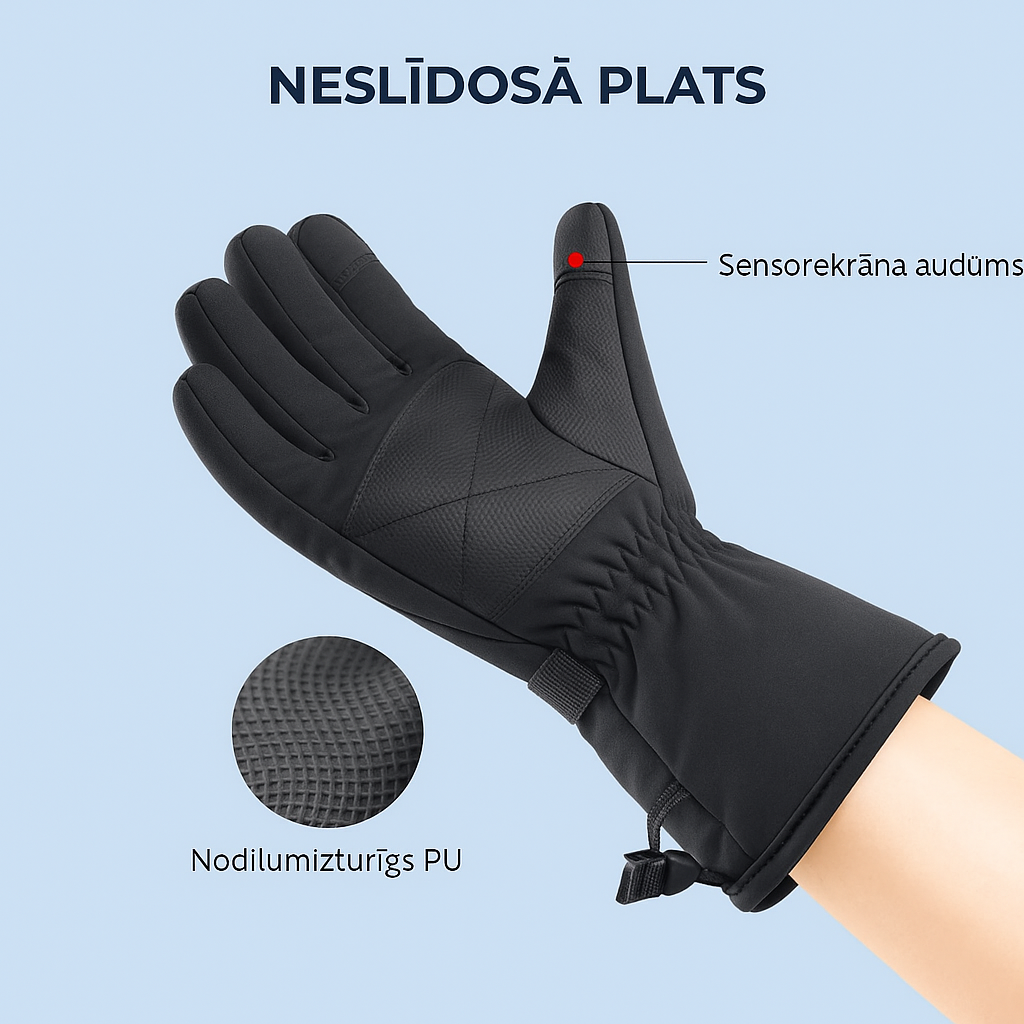 Dagnis - uzlādējamie sildāmie cimdi (+2 bezmaksas baterijas)