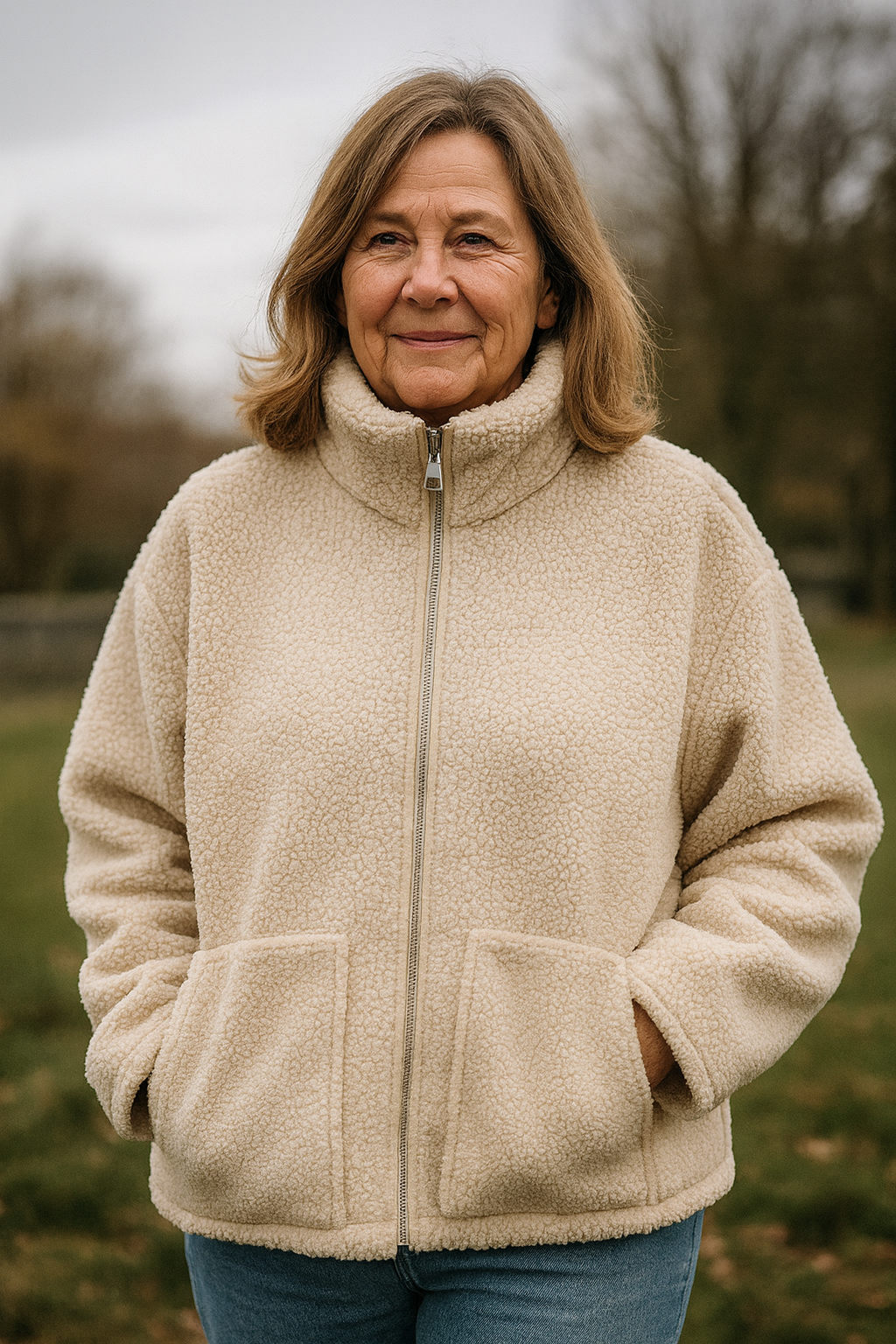 Elise - vilnas maisījuma džemperis ar augstu kaklu