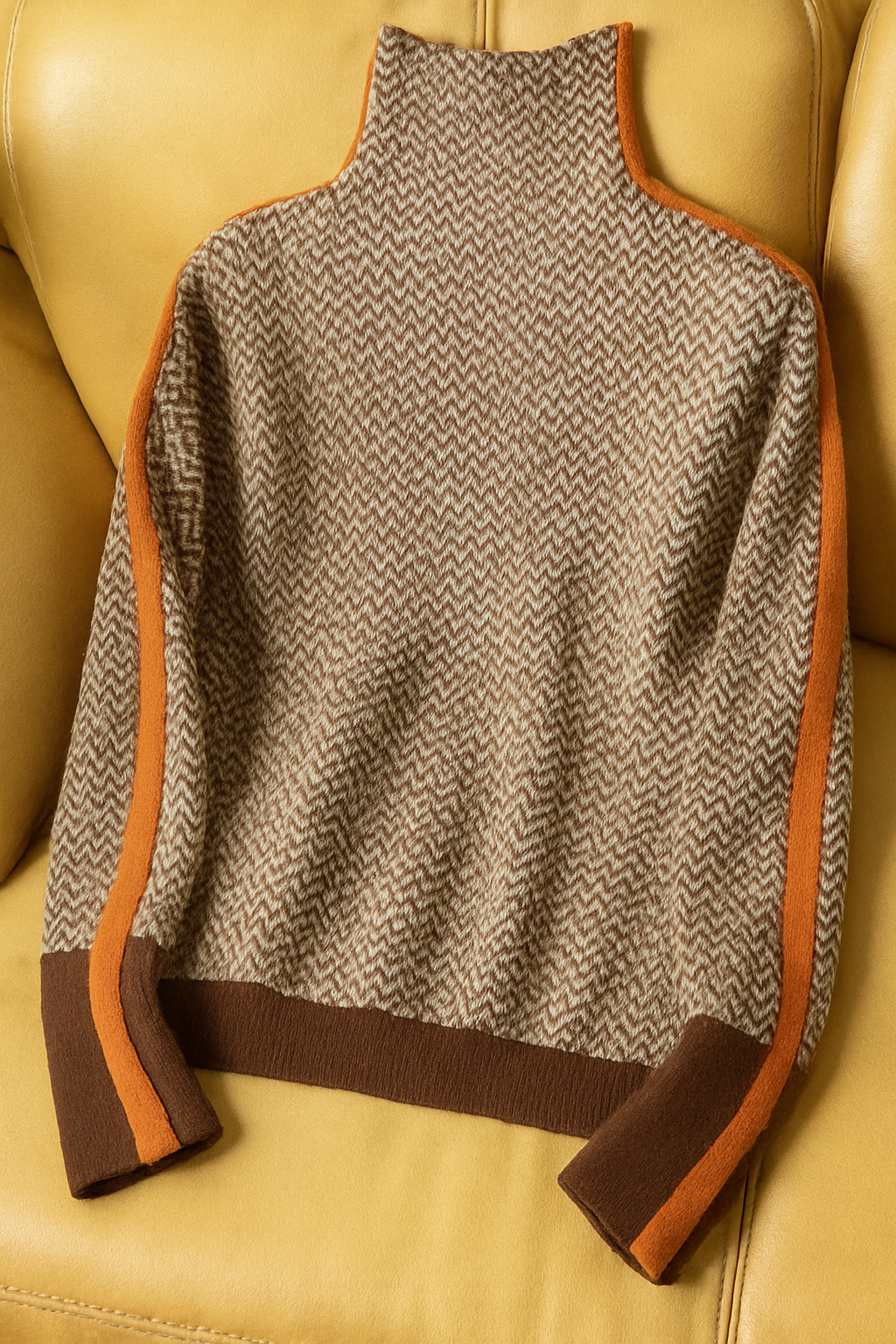 Lāsma - adīts rievu džemperis