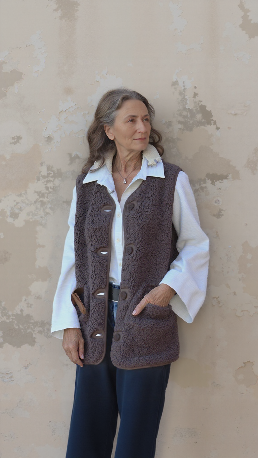 Līna - Siltā Kažokādas Veste