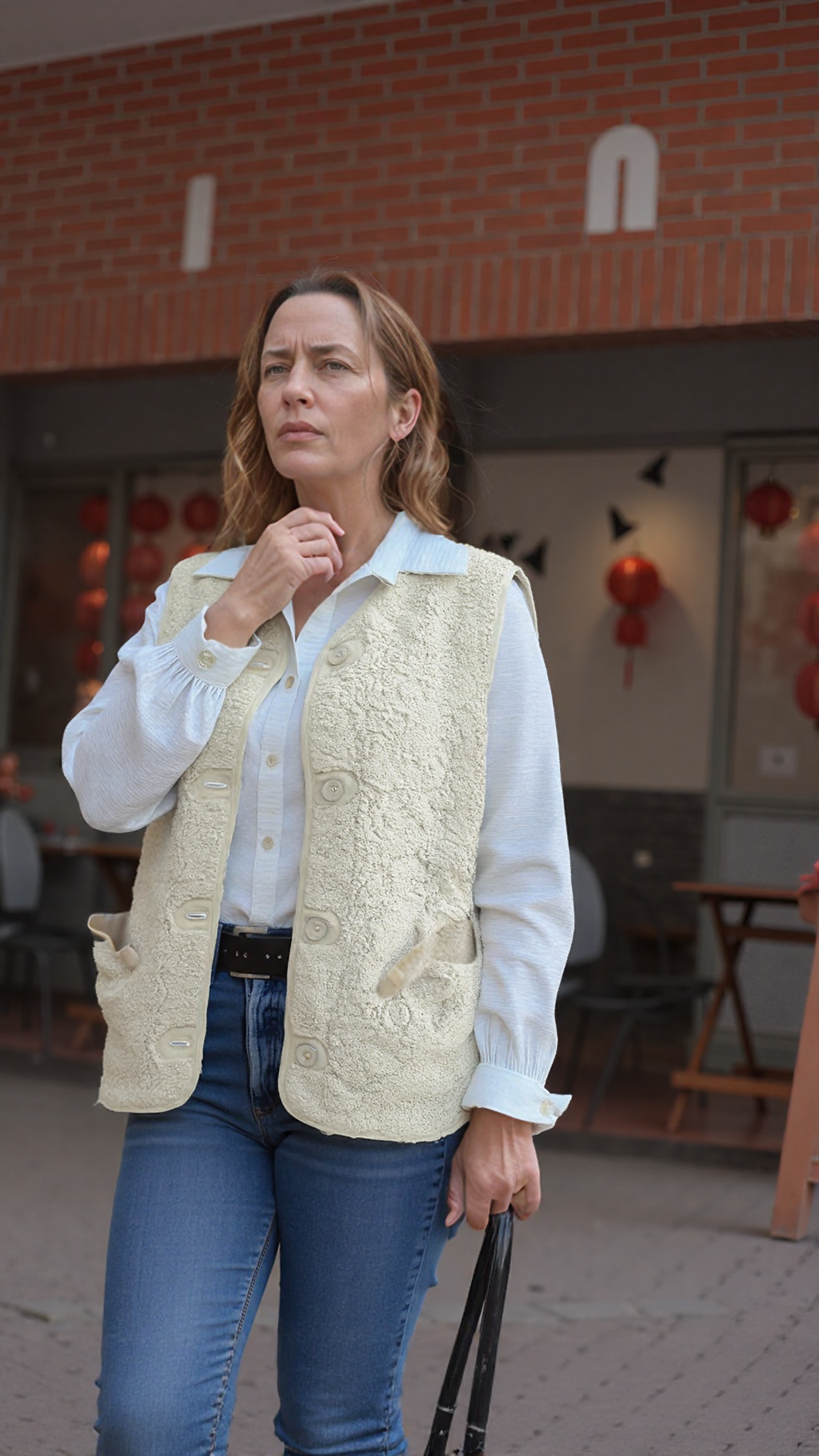 Līna - Siltā Kažokādas Veste