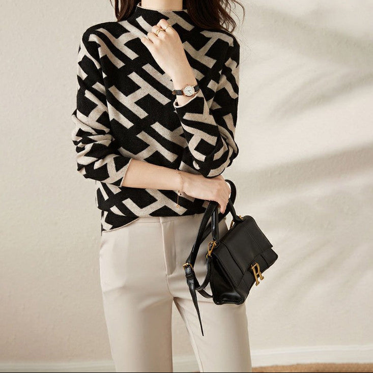 Līvija - Pattern Soft Džemperis