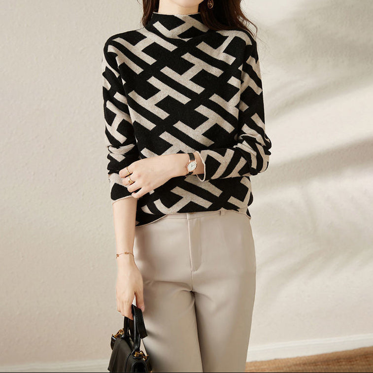 Līvija - Pattern Soft Džemperis