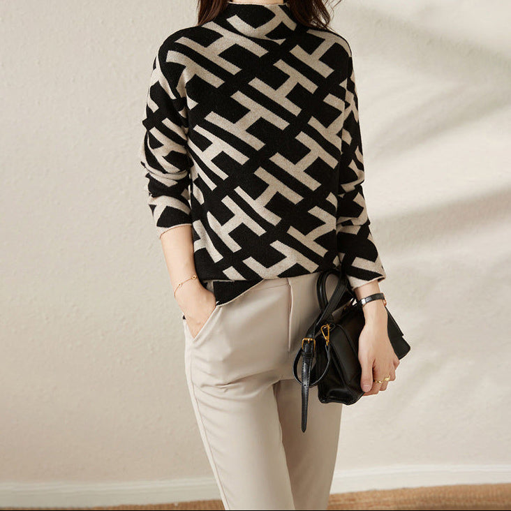 Līvija - Pattern Soft Džemperis