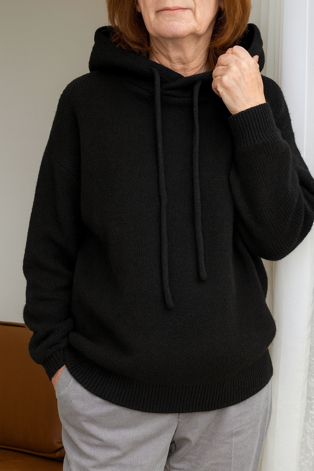 Madara - 100% Kašmira Džemperis ar Kapuci