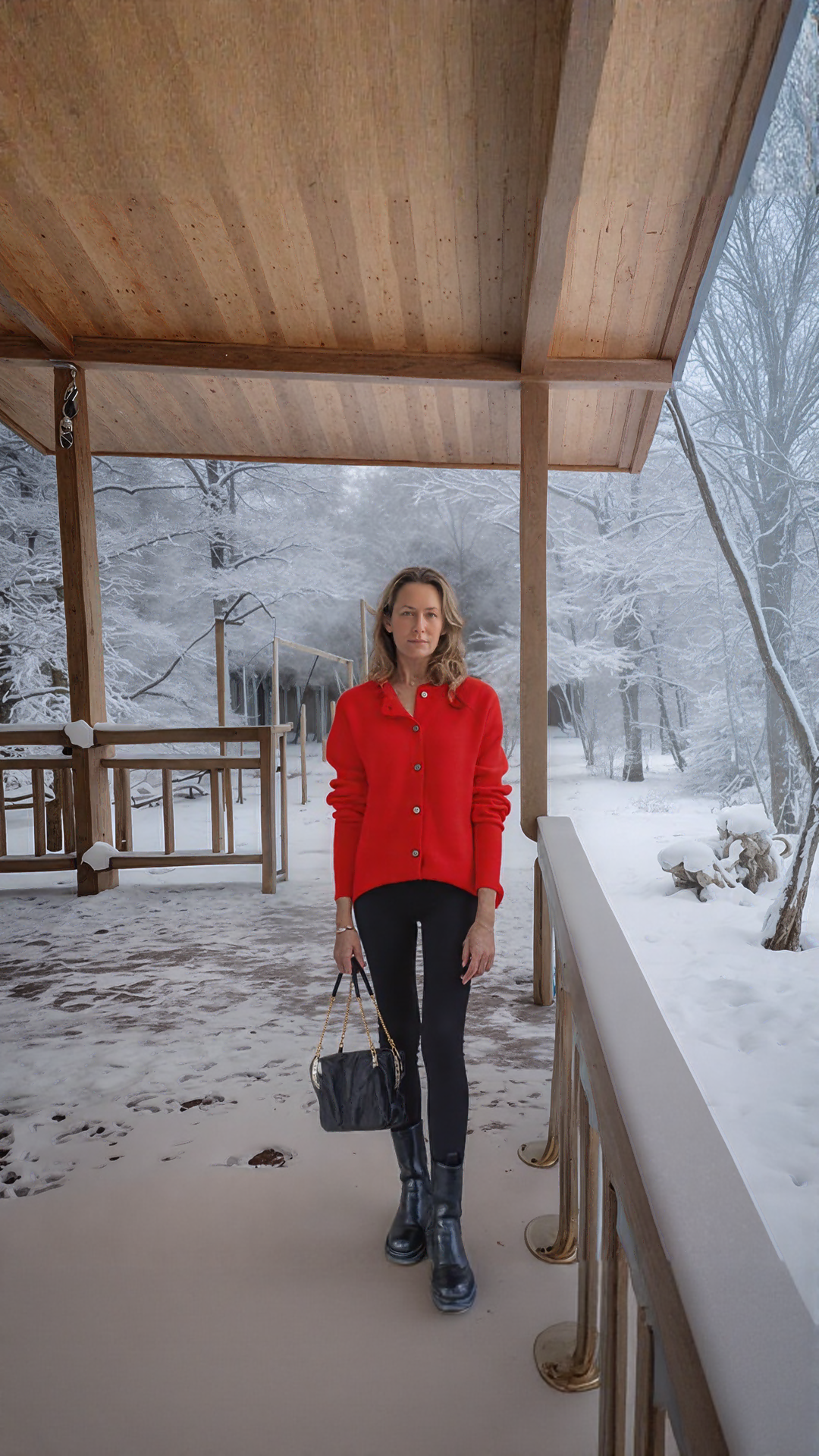 Maija - vilnas sieviešu džemperis ar pogām