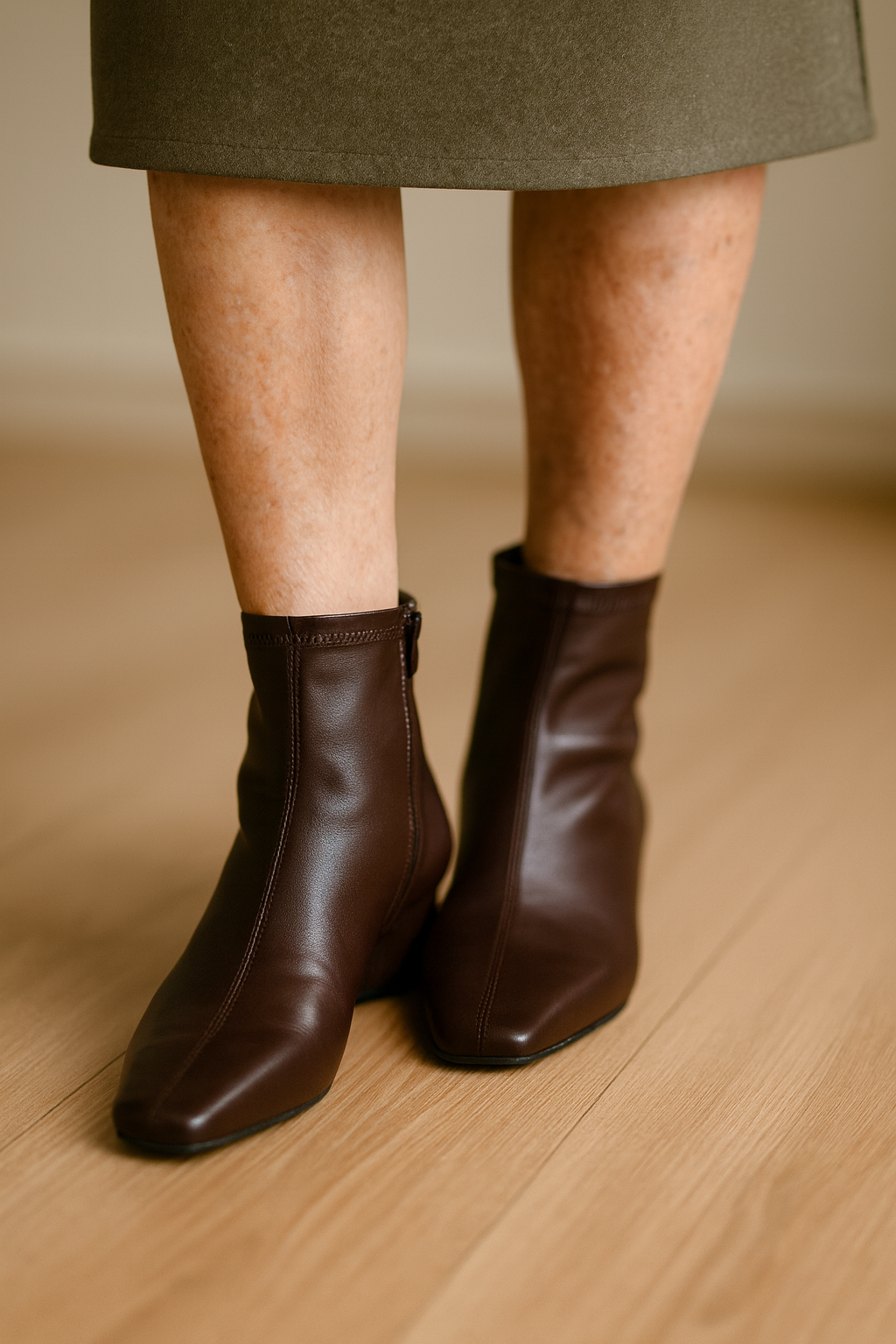 Marita - ādas potīšu zābaki