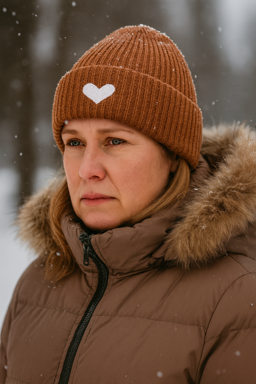 Marta - adīta cepure ar sirsniņu