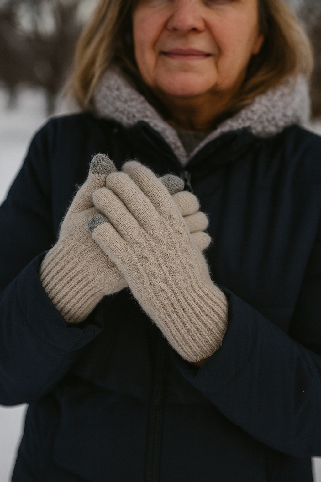 Monta - vilnas cimdi ar skārienekrāna funkciju