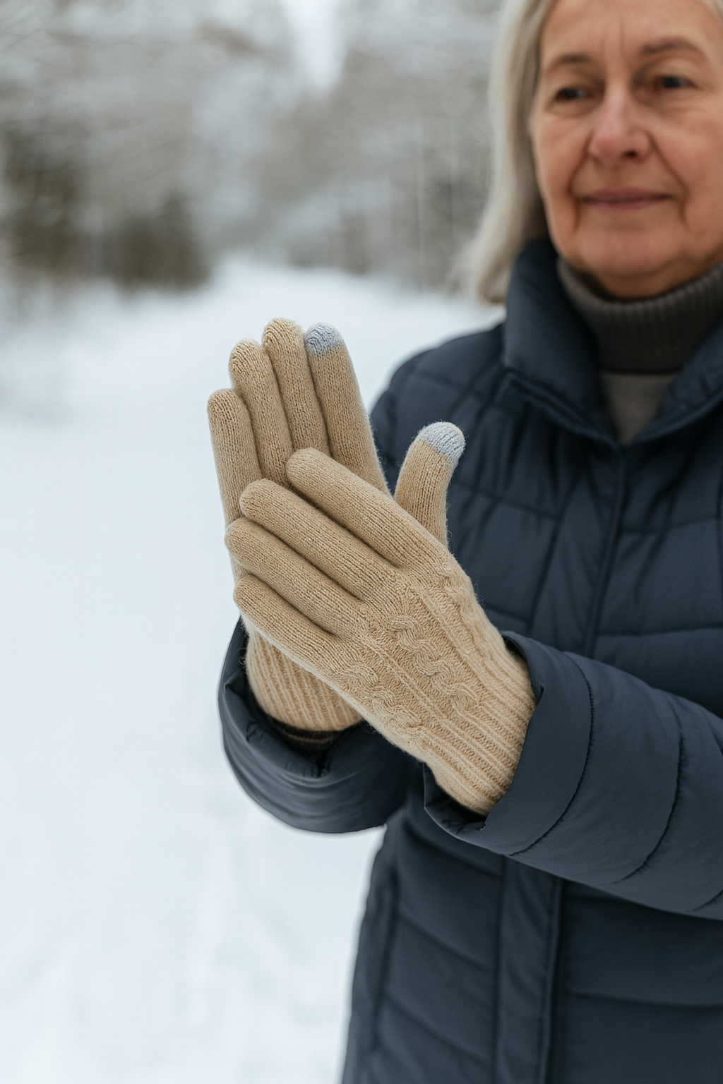 Monta - vilnas cimdi ar skārienekrāna funkciju