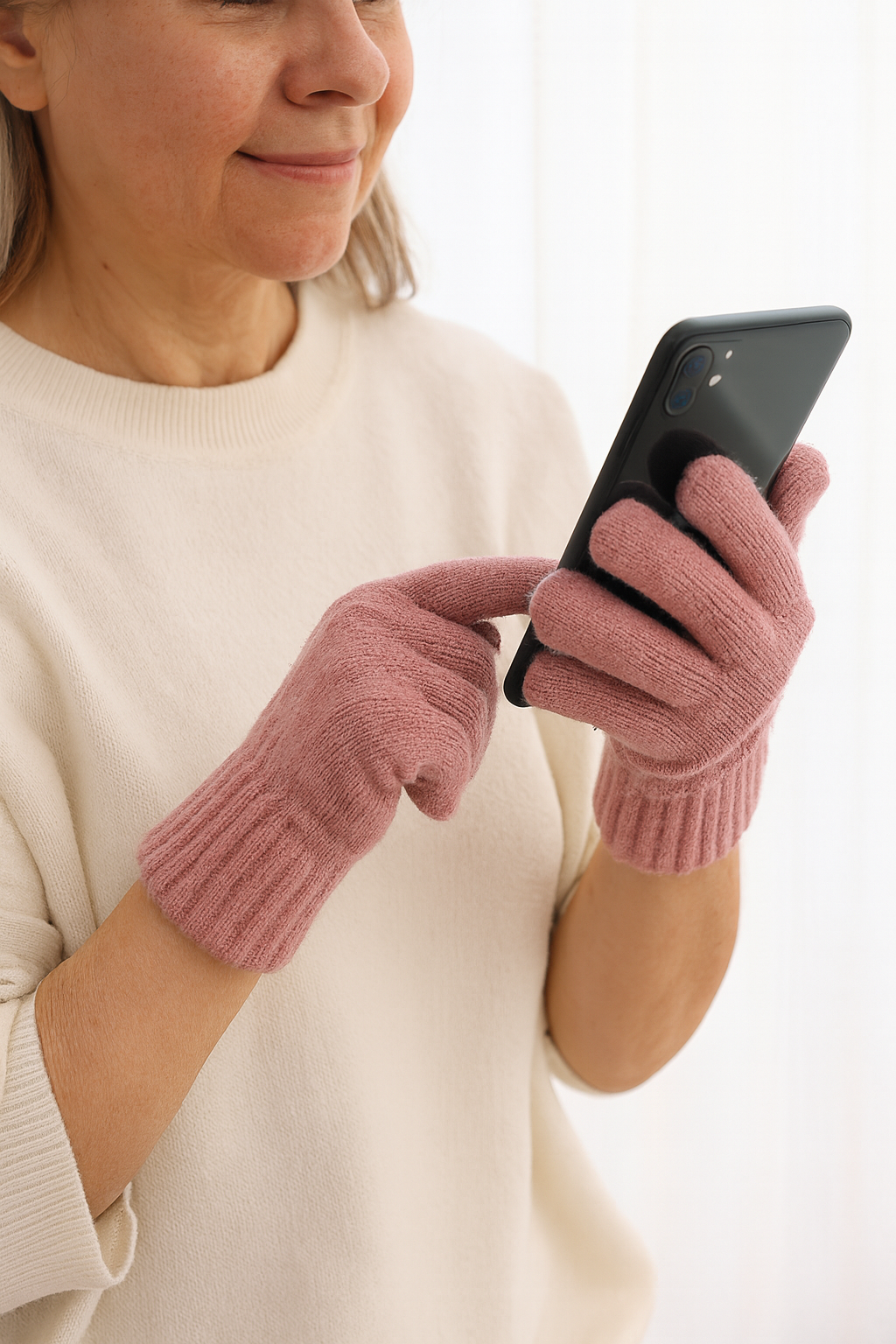 Monta - vilnas cimdi ar skārienekrāna funkciju