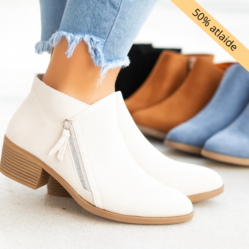 Alise - ortopēdiskie ādas zābaki ar papēdi