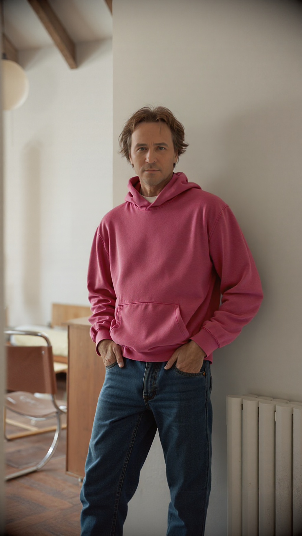 Rainers - kokvilnas brīvā stila hūdijs