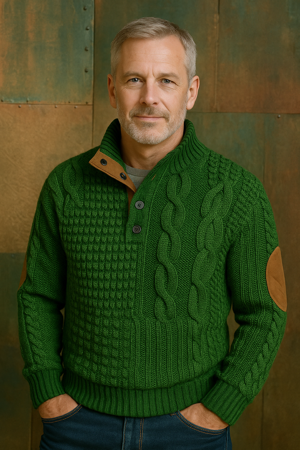 Rihards - pogājamais trikotāžas džemperis