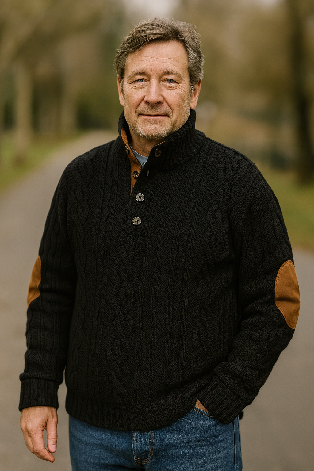 Rihards - pogājamais trikotāžas džemperis