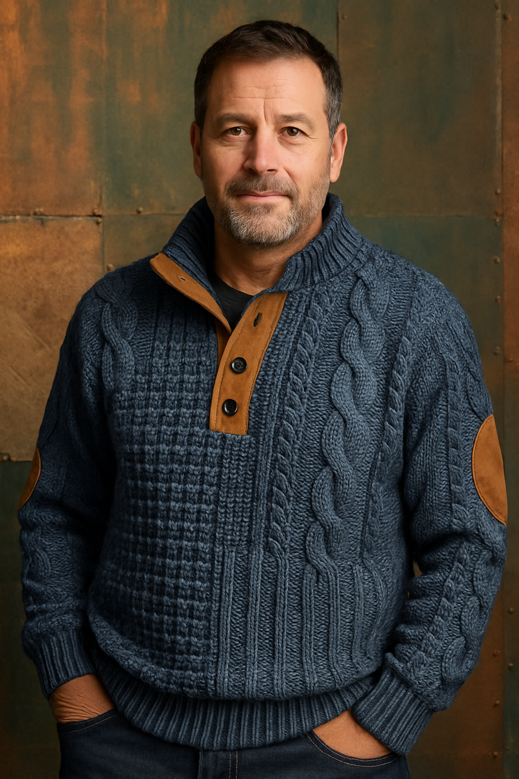 Rihards - pogājamais trikotāžas džemperis