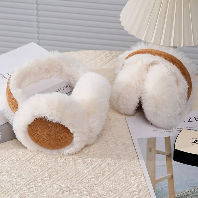 Sniedze - siltās plīša austiņas