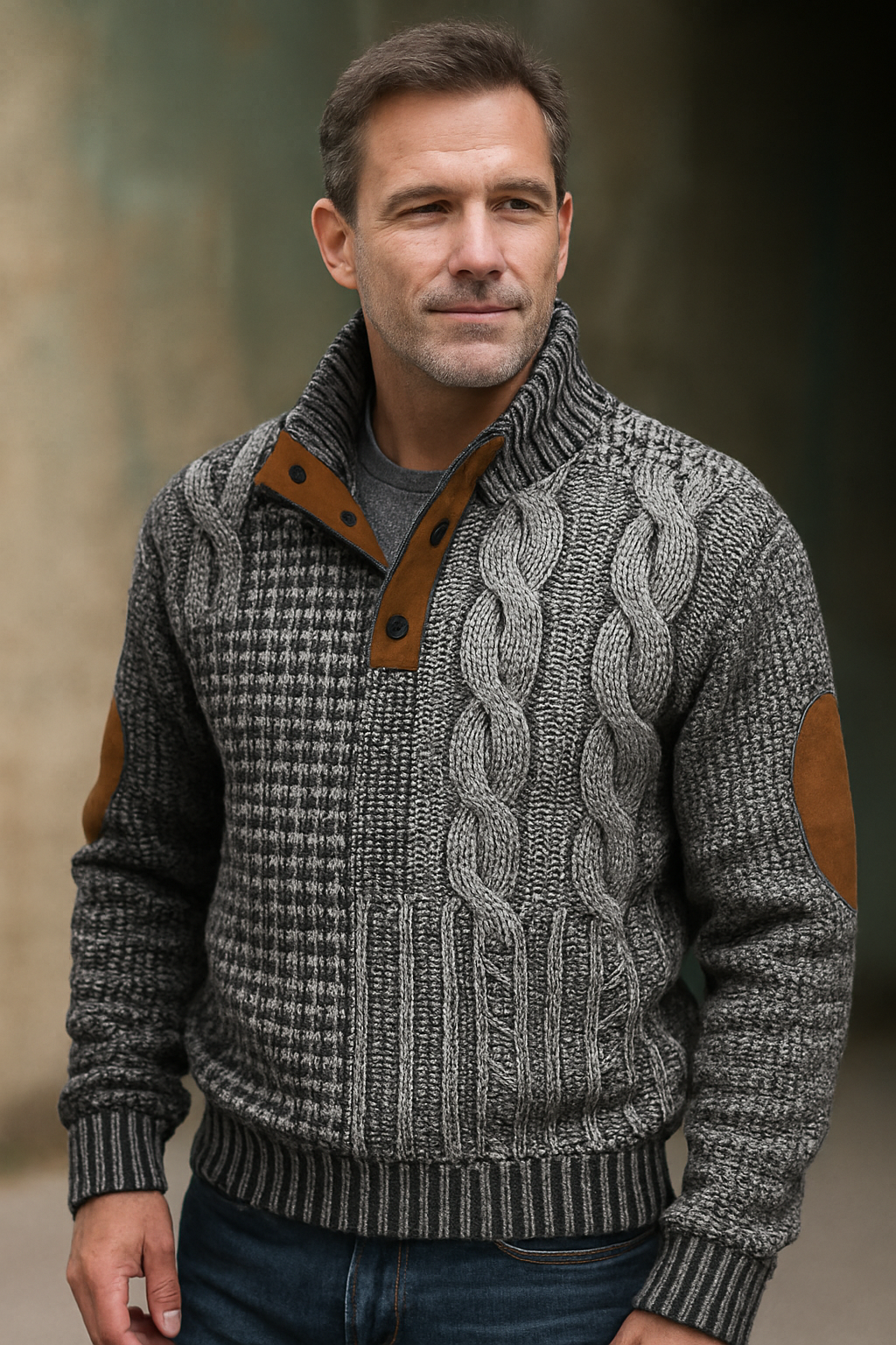 Rihards - pogājamais trikotāžas džemperis